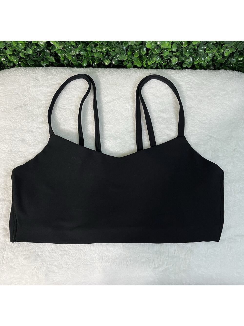 All in Motion Size Medium Everyday Soft Strappy Bra Black